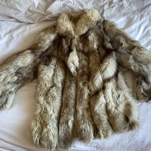 Vintage Saga Silver Fox Fur Coat 1970s - 1980s